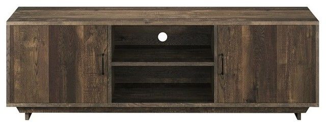 Furniture Of America Krella Wood Rustic 62-Inch Tv Stand In Reclaimed ... with The Craftsmanship Behind the Furniture of America Krella 62-Inch TV Stand