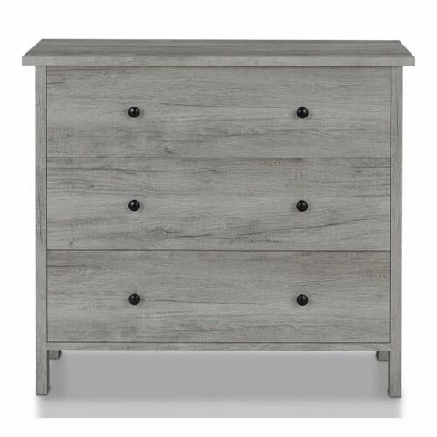 Furniture Of America Zillett Transitional Wood 3-Drawer Chest In Gray ... throughout Furniture Of America Zillett Transitional Wood 6-Drawer Dresser In Gray Oak