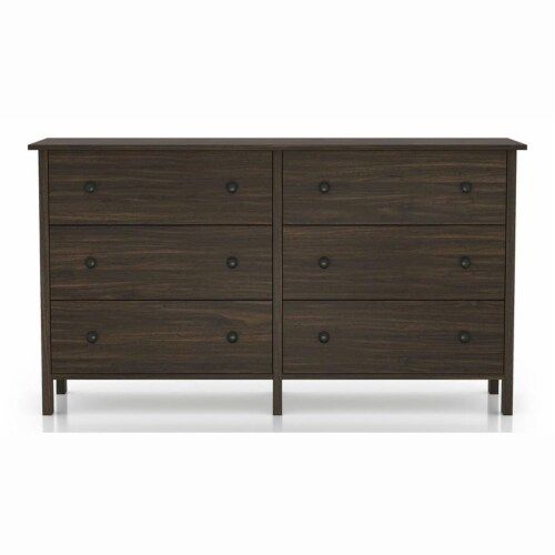 Furniture Of America Zillett Transitional Wood 6-Drawer Dresser In ... with regard to Understanding the Appeal of Transitional Furniture Design