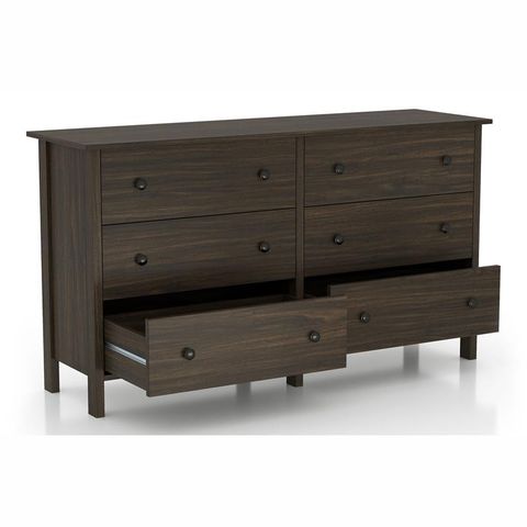 Furniture Of America Zillett Transitional Wood 6-Drawer Dresser In ... within Understanding the Appeal of Transitional Furniture Design