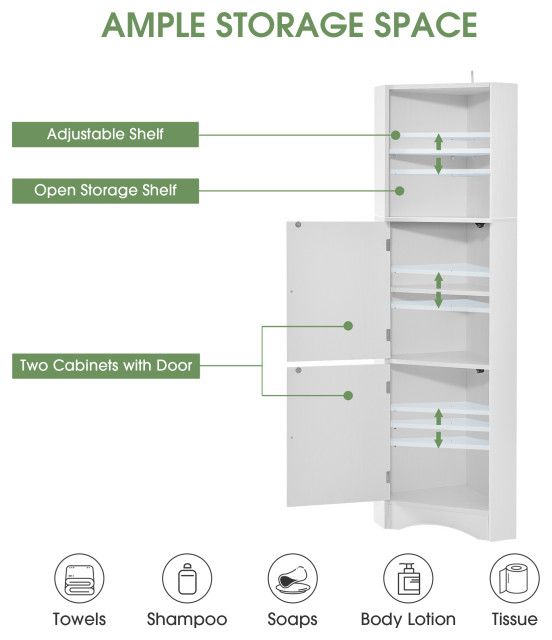Maximizing Your Living Space The Gewnee Tall Freestanding Cabinet Solution