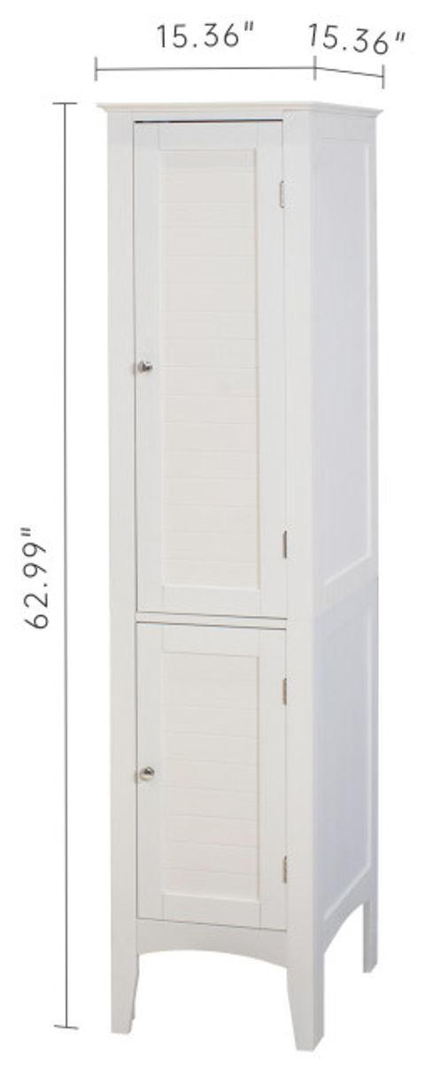 Gewnee Tall Narrow Tower Freestanding Cabinet - Transitional - Bathroom ... intended for Maximizing Your Living Space The Gewnee Tall Freestanding Cabinet Solution