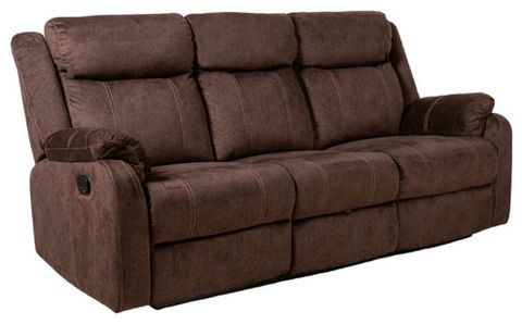 Global Furniture Usa U7303C Microfiber Recliner Sofa With Ddt & Drawer ... with U7303 Reclining Sofa - Coffee