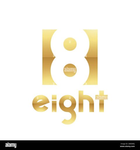 Golden Symbol For Number 8 On A White Background - Icon 1 Stock Vector ... pertaining to Laundry Room Makeover Trends That Will Revolutionize Your Chore