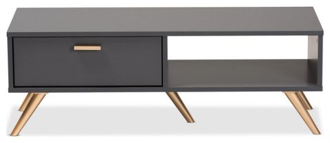 Goldsmith Modern Contemporary Dark Gray/Gold Coffee Table - Midcentury ... intended for Understanding the Appeal of Goldsmith Modern Contemporary Dark Gray Gold Dresser