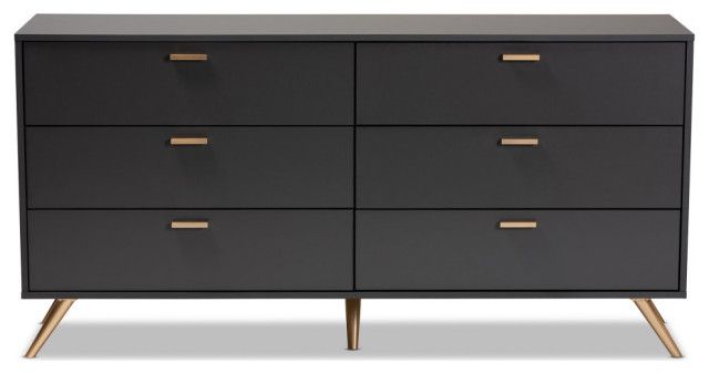 Understanding the Appeal of Goldsmith Modern Contemporary Dark Gray Gold Dresser