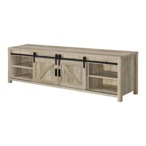 Gracie Oaks 2-Door Engineered Wood 79" Tv Stand Distressed Pine | Wayfair intended for Design considerations for modern living room storage solutions