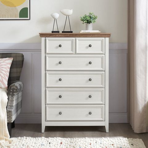 Gracie Oaks Modern 6 Drawers Chest 6 Drawers Cabinet | Wayfair regarding From Bedroom to Office The Many Roles of a 6 Drawer Cabinet