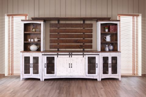Greenview Sliding Door Media Set - Distressed Whitedefault Title ... inside Greenview Sliding Barn Door Media Wall Unit, Distressed Black
