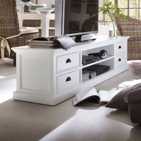 Halifax Large Etu With 4 Drawers - Pure White | White Entertainment ... with How a Halifax Large Entertainment Unit Can Transform Your Home