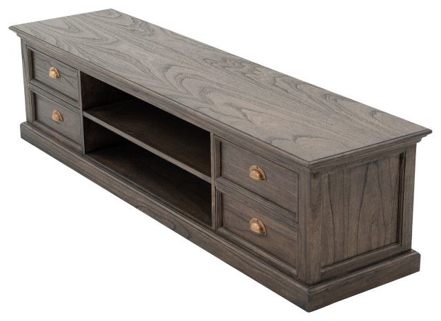 Halifax Mindi Large Etu With 4 Drawers - Traditional - Entertainment ... within How a Halifax Large Entertainment Unit Can Transform Your Home