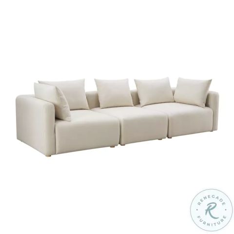 Hangover Cream Linen Sofa From Tov | Coleman Furniture inside Hangover Cream Boucle Sofa - Cream