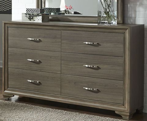 Hartly Gray Wash 6 Drawer Dresser, 283-Br31, Liberty with regard to A Deep Dive into the Design and Functionality of the 272-BR31 Dresser