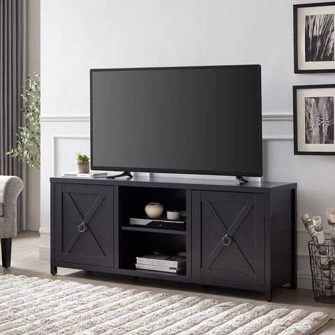 Henn&Hart Rectangular Tv Stand For Tv's Up To 65" In Black - Shopstyle in Holloway Rectangular Tv Stand For Tv's Up To 65 In Black Grain