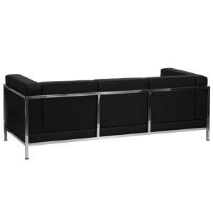 Hercules Imagination Series Contemporary Black Leather Sofa With ... within Unpacking the Durability of the Flash Furniture Hercules Sofa Frame in Black