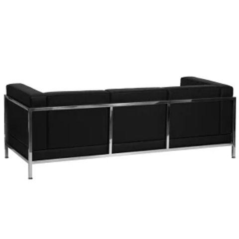 Hercules Imagination Series Contemporary Black Leather Sofa With ... within Unpacking the Durability of the Flash Furniture Hercules Sofa Frame in Black