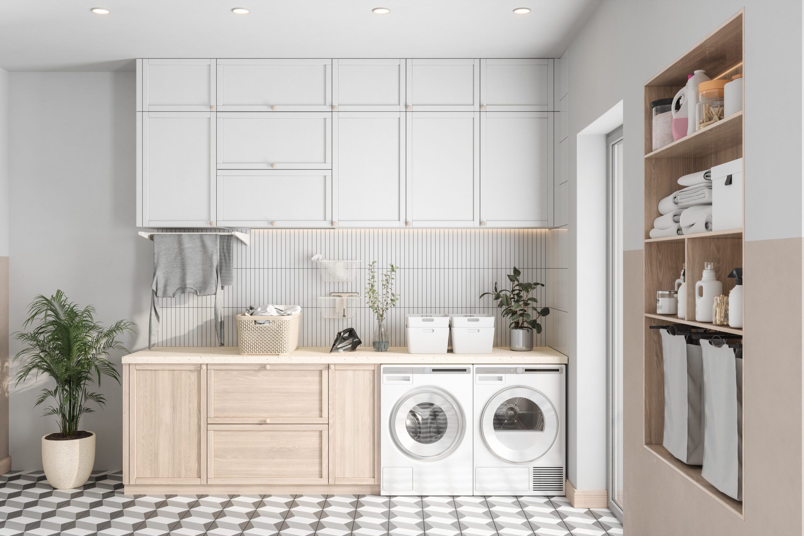 Here's How A Luxe Laundry Room Can Help You Fold Clothes In Fashion ... within From Chore to Chic Rethinking Your Laundry Room