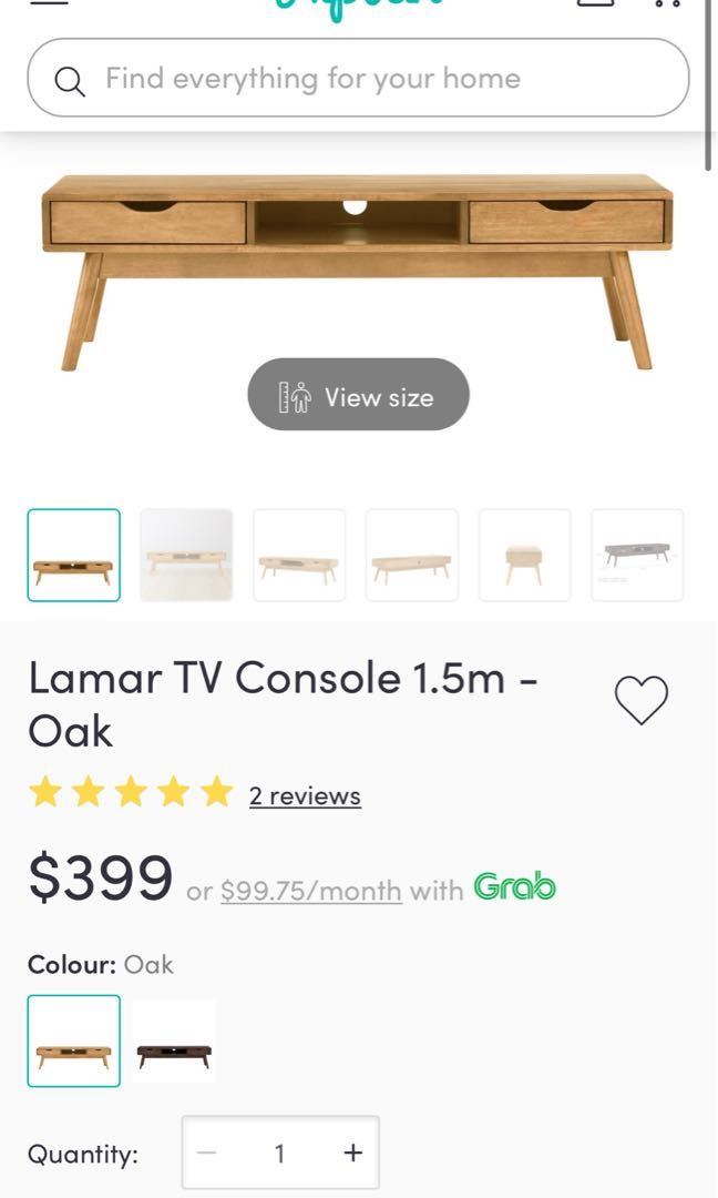 Hipvan Lamar Tv Console 1.5M, Furniture &amp; Home Living, Furniture, Tv ... intended for Lammar Tv Console