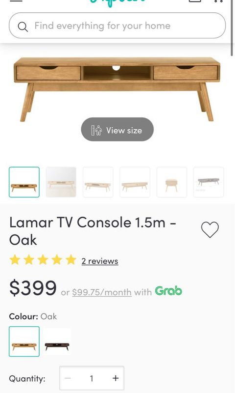 Hipvan Lamar Tv Console 1.5M, Furniture & Home Living, Furniture, Tv ... intended for Lammar Tv Console