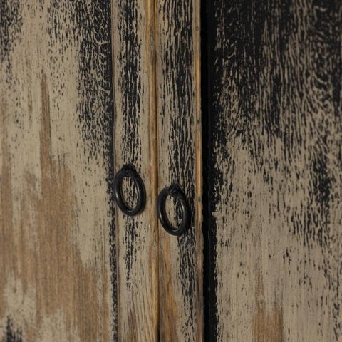 Hitchens Media Console In Worn Black (236331-001) By Four Hands with Hitchens Media Console, Worn Black