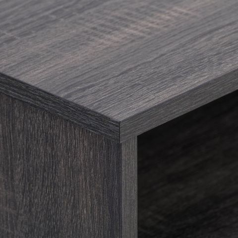 Hollywood Tv Stand For Tvs Up To 85" Gray Wood Grain – Corliving ... for Corliving Hollywood Grey Wood Grain Tv Stand For Tvs Up To 85