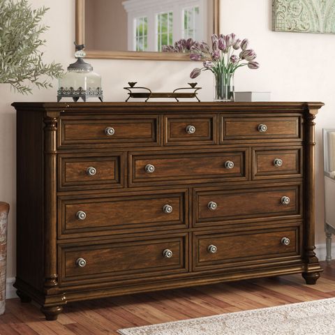 Hooker Furniture Leesburg 10 - Drawer Dresser & Reviews | Wayfair with Leesburg Dresser