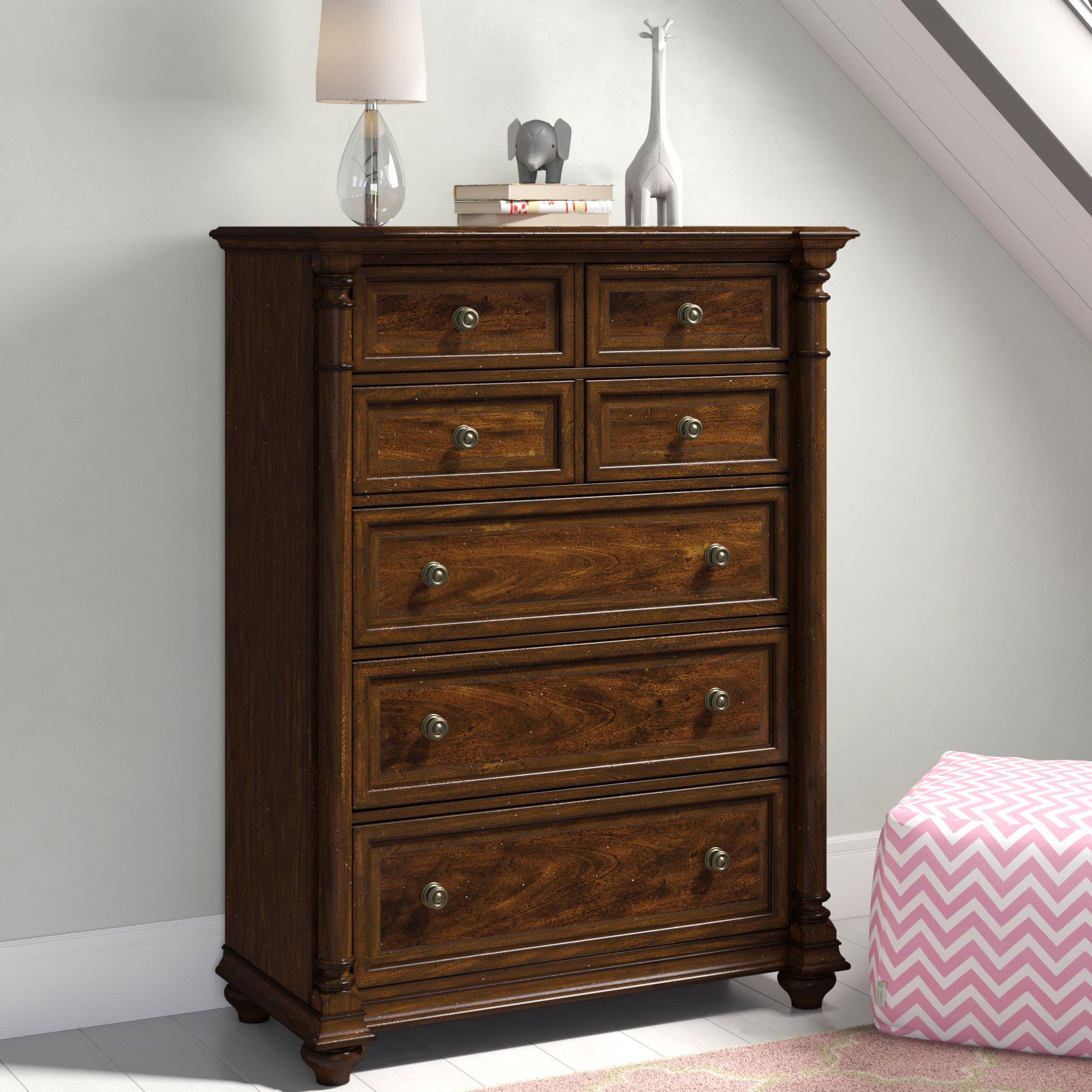Hooker Furniture Leesburg 7 - Drawer Dresser &amp; Reviews | Wayfair for Leesburg Dresser