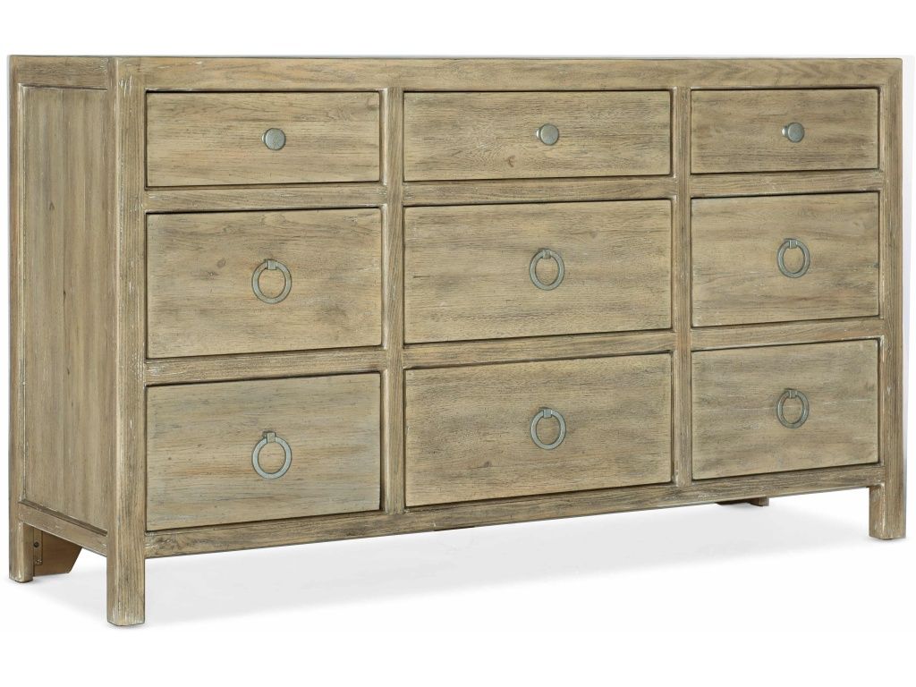 Hooker Furniture Surfrider Nine-Drawer Dresser Furniture Bedroom Chests ... with regard to Surfrider 6-Drawer Chest