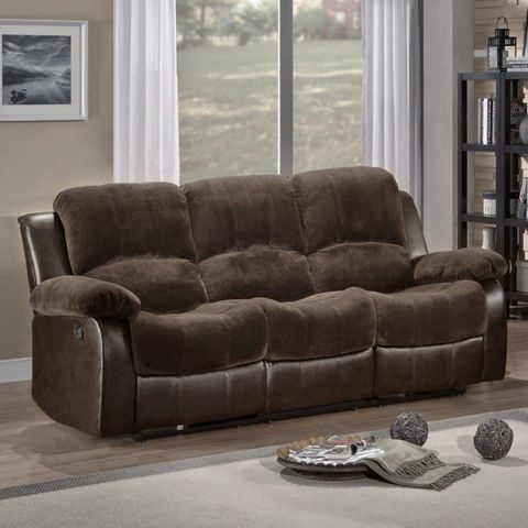 How To Find Best Reclining Sofa Brands: Reclining Microfiber Sofa within Comfortable Reclining Sofa With Cushioned Microfiber Seat And Soft Arms, Brown