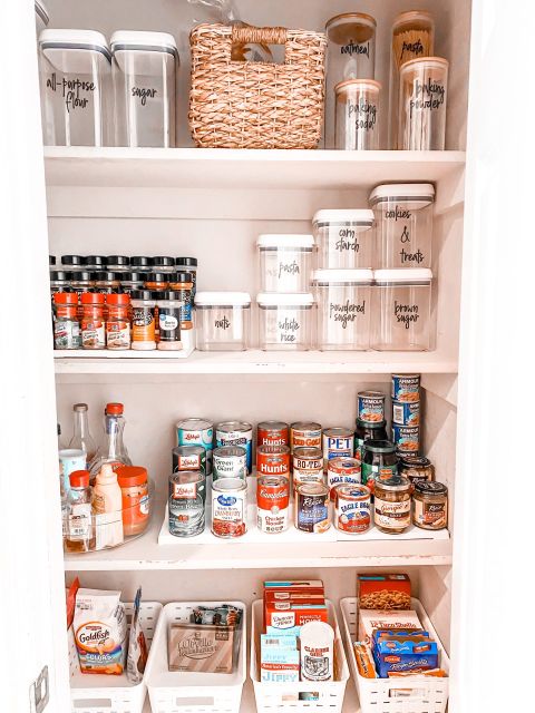 How To Organize A Small Pantry On A Budget (In 6 Easy Steps!) - The ... pertaining to How To Organize Your Laundry Room On Nearly Any Budget