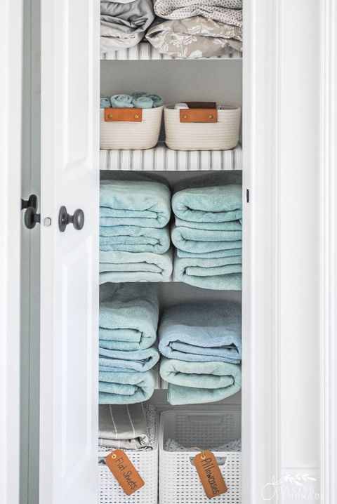 How To Organize Your Linen Closet Beautifully - Making Lemonade with regard to Smart Strategies for an Efficient and Serene Linen Closet and Laundry Room