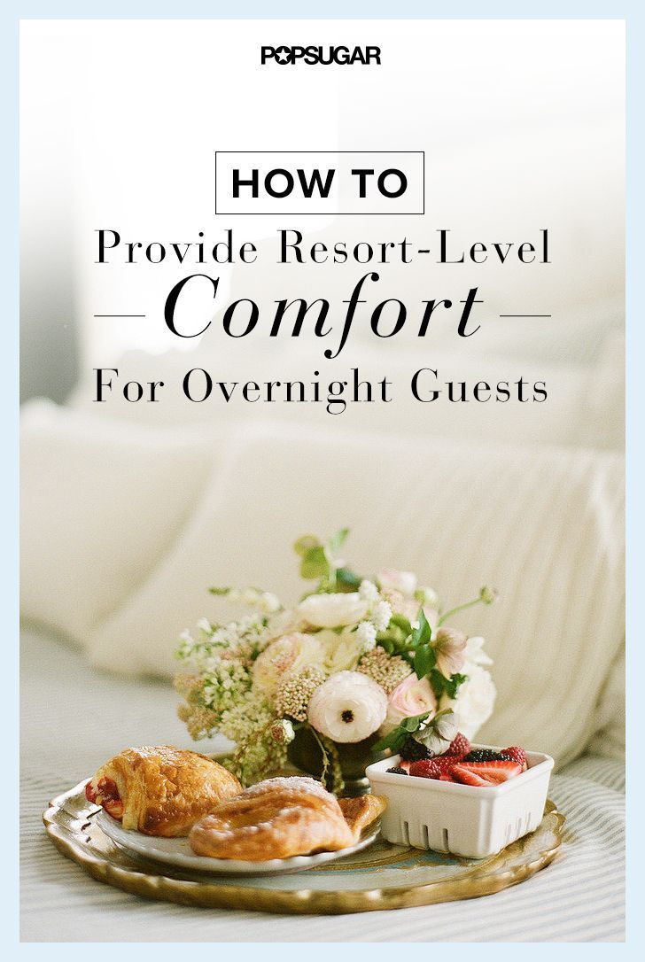 How To Provide Resort-Level Comfort For Overnight Guests | Overnight ... throughout Downsizing Help: Where To Put Your Overnight Guests