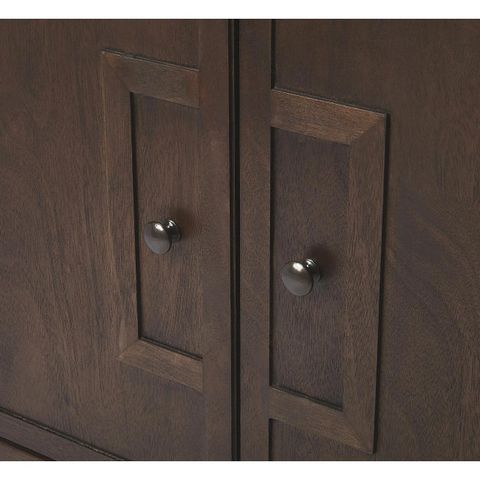 Imperial Coffee Accent Cabinet, Dark Brown | Chairish regarding Company Imperial Coffee Accent Cabinet, Dark Brown