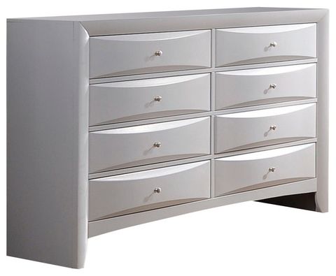 Ireland Dresser, White - Transitional - Dressers - By Gwg Outlet | Houzz in Ireland Dresser, White