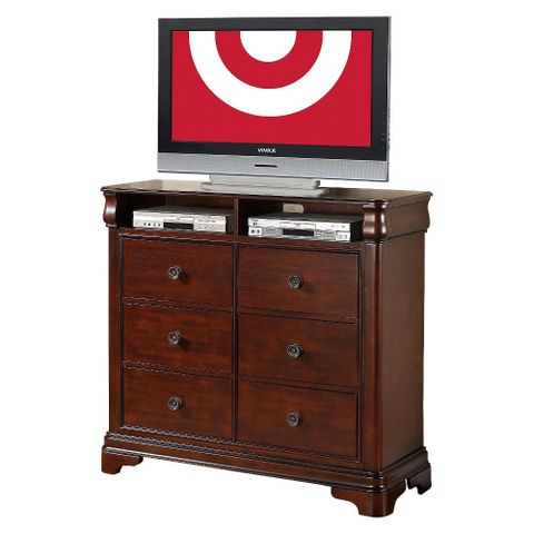 Jackson 6-Drawer Media Chest Dark Cherry – Picket House Furnishings ... throughout Exploring the timeless appeal of cherry wood chest designs
