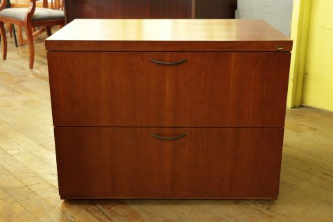 Kimball Cetra Medium Cherry 2 Drawer Wood Lateral File Cabinet ... with regard to Kimball Tall Dresser, Modern Design With 2 Drawers And Ample Storage