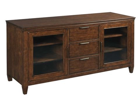 Kincaid Furniture Elise Accord 58" Tv Console With Two Glass Doors And ... for How the Kincaid Elise Accord Console Transforms Modern Living Spaces