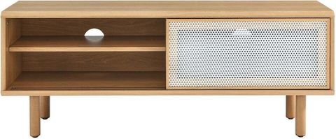 Kurtis 47 Inch Tv Stand In Oak By Modway | 1Stopbedrooms pertaining to Understanding the Kurtis 67 inch TV and Vinyl Record Stand in Charcoal Finish