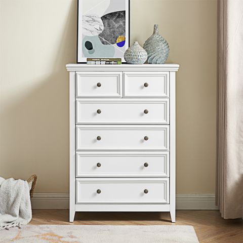 Lark Manor Modern 6 Drawers Dresser 6 Drawers Cabinet - Wayfair Canada with regard to 6 Drawers Cabinet