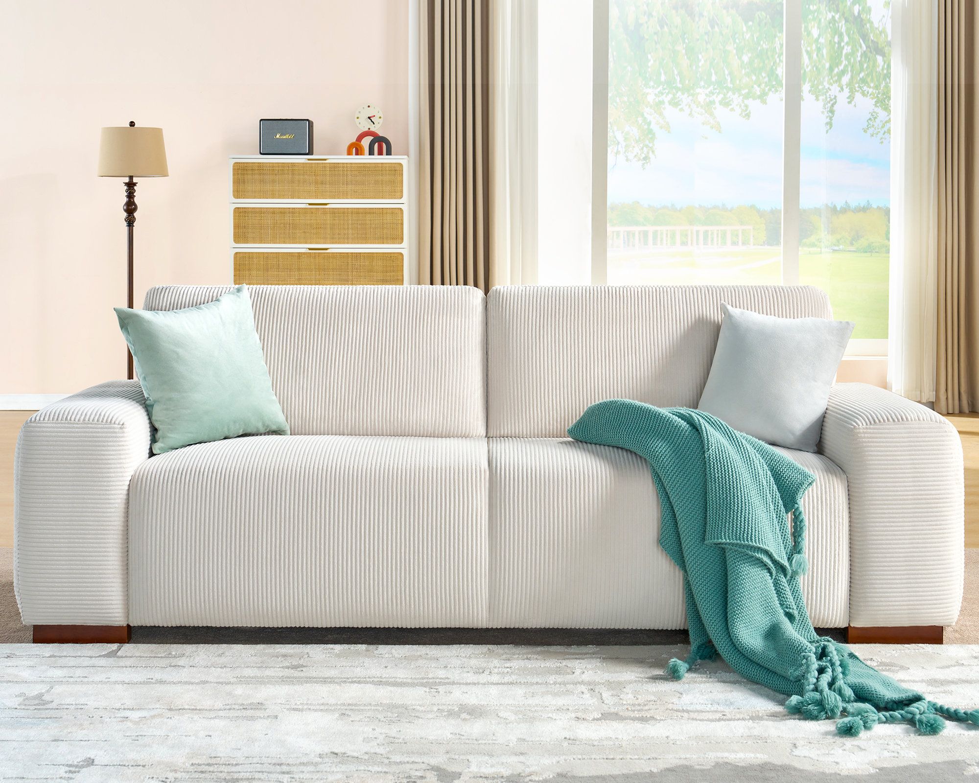 Latitude Run® Ballenton 87&quot; Upholstered Sofa &amp; Reviews | Wayfair with regard to Sofa Secrets: How To Choose The Right Arm Style