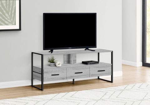 Latitude Run® Tv Stand, 48 Inch, Console, Media Entertainment Center ... inside Tv Stand 48 Inch Console Living Room Bedroom Laminate Walnut