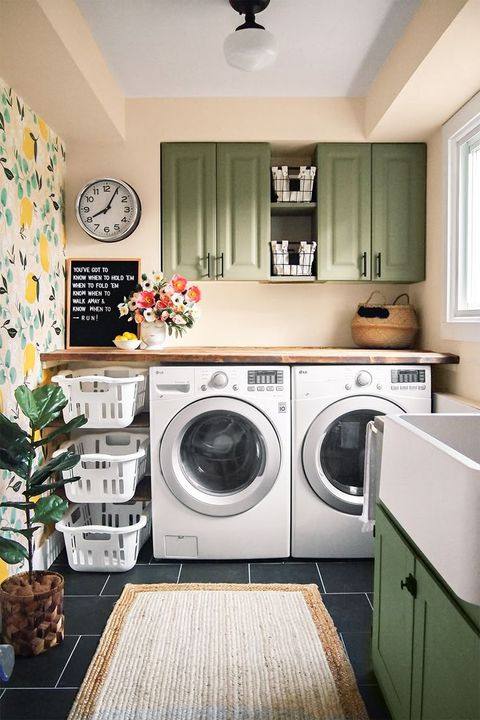 Laundry Room Color Palette pertaining to 7 Laundry Room Color Palettes To Make Washday More Relaxing
