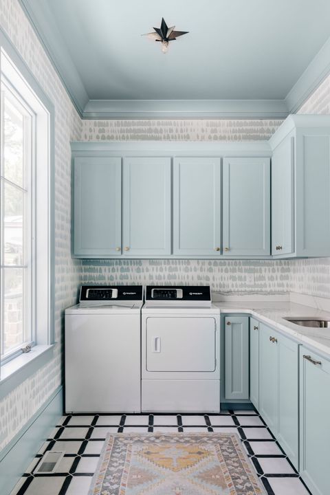 Laundry Room Makeovers: Remodeled Laundry Room Before And Afters ... throughout Before And After: Remodeled Laundry Room Lightens Up