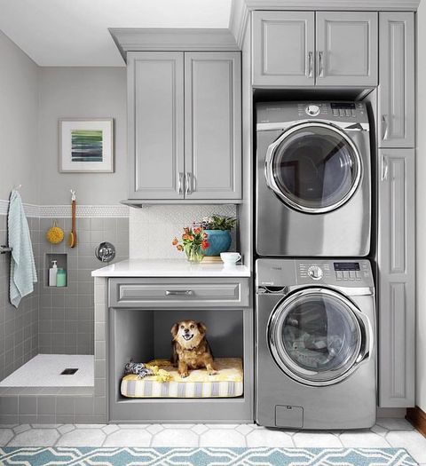 Laundry Room Renovation Plan for It’s A Dog’s World In These Hardworking Laundry Rooms