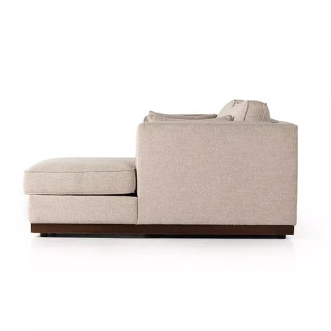 Lawrence 2-Piece Sectional W/ Chaise Nova Taupe Four Hands inside Lawrence Raf Sofa Pc-Nova Taupe