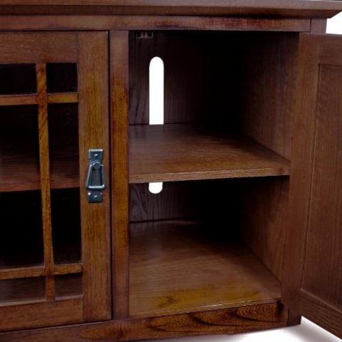 Leick Riley Holliday Mission Tall Tv Stand, 50-Inch, inside Crafting a Cozy Entertainment Space with the Leick Mission TV Stand