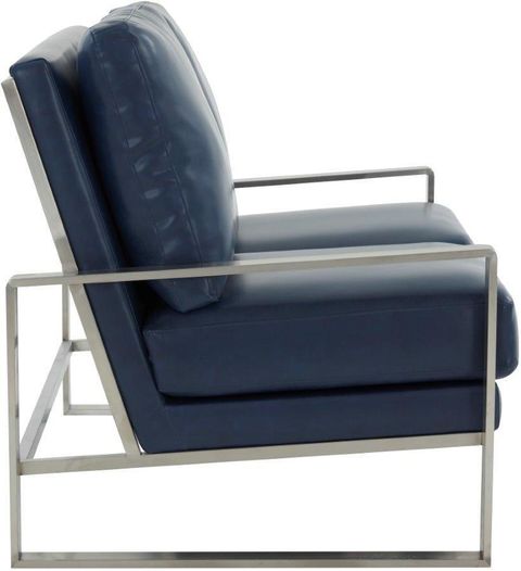 Leisuremod Jefferson Contemporary Modern Faux Leather Loveseat With ... in The Art of Choosing the Right Faux Leather Piece for Your Living Room