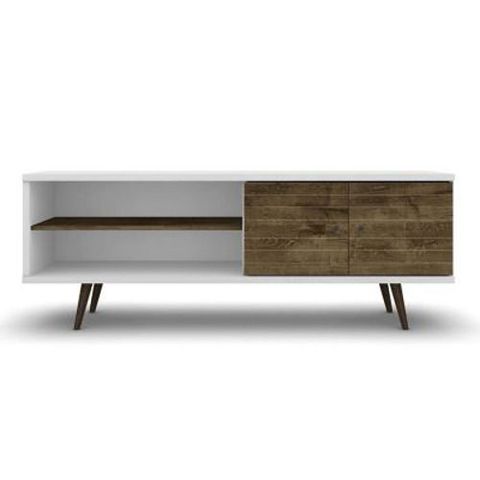 Liberty 63" Tv Stand | Mid Century Modern Tv Stand, Modern Tv Stand, Black Bedroom Decor in Bradley 63" Tv Stand, Black