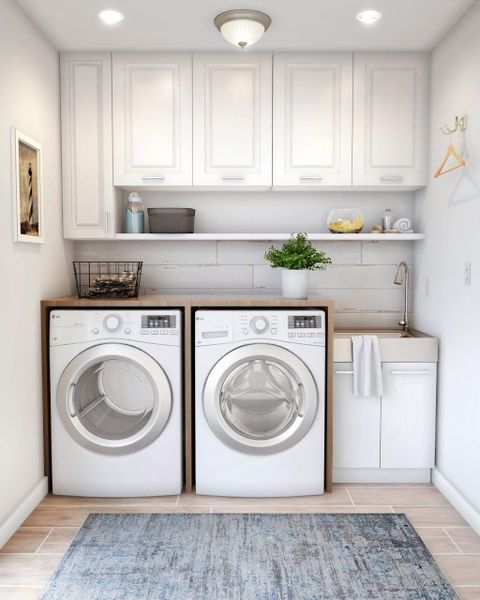 Lovely Laundry Room Design Ideas With Scandinavian Style - Hoomcode ... regarding Room Of The Day: Lovely Laundry Room Invites You To Stay Awhile