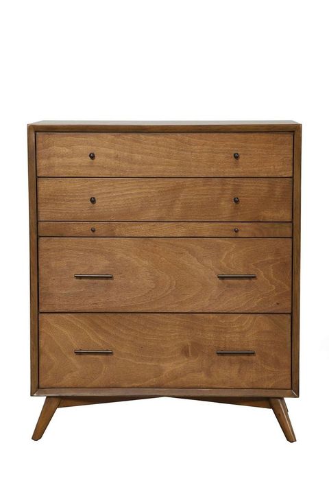 Lowest Price On Alpine Flynn Acorn Mid Century Modern 4-Drawer ... intended for The Artisan Craftsmanship Behind Handcrafted Wooden Chests